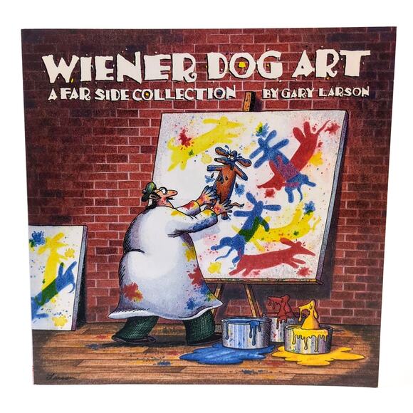 Wiener Dog Art A Far Side Collection Gary Larson 1990 Comic Strip Paperback Book - Picture 1 of 4